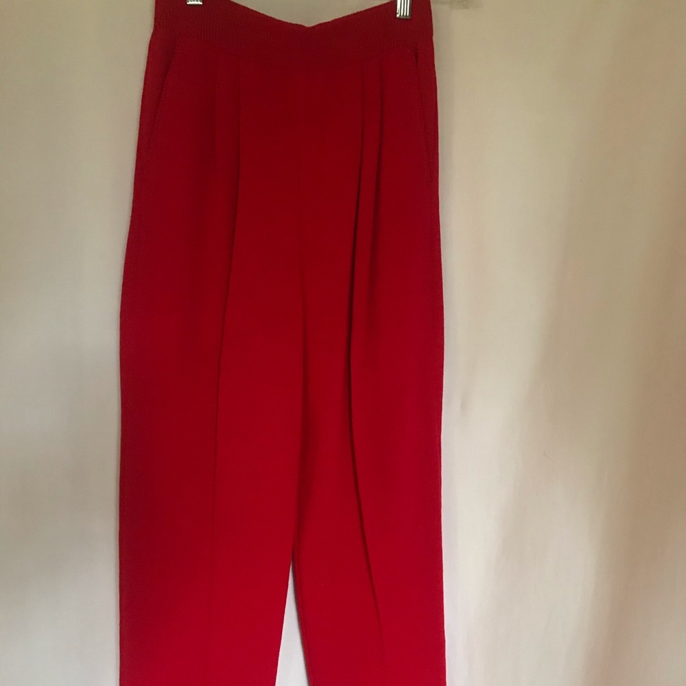 St John Marie Gray Knit pants size 4